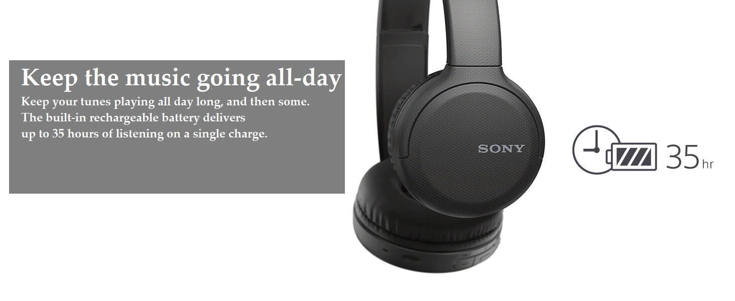 Sony WH-CH510 Wireless On-Ear Headset Bdshop
