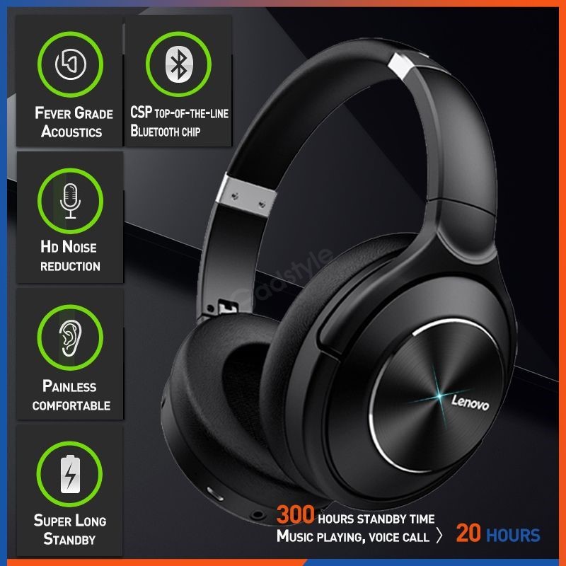 Lenovo HD700 Active Noise Cancelling Wireless Headphones
